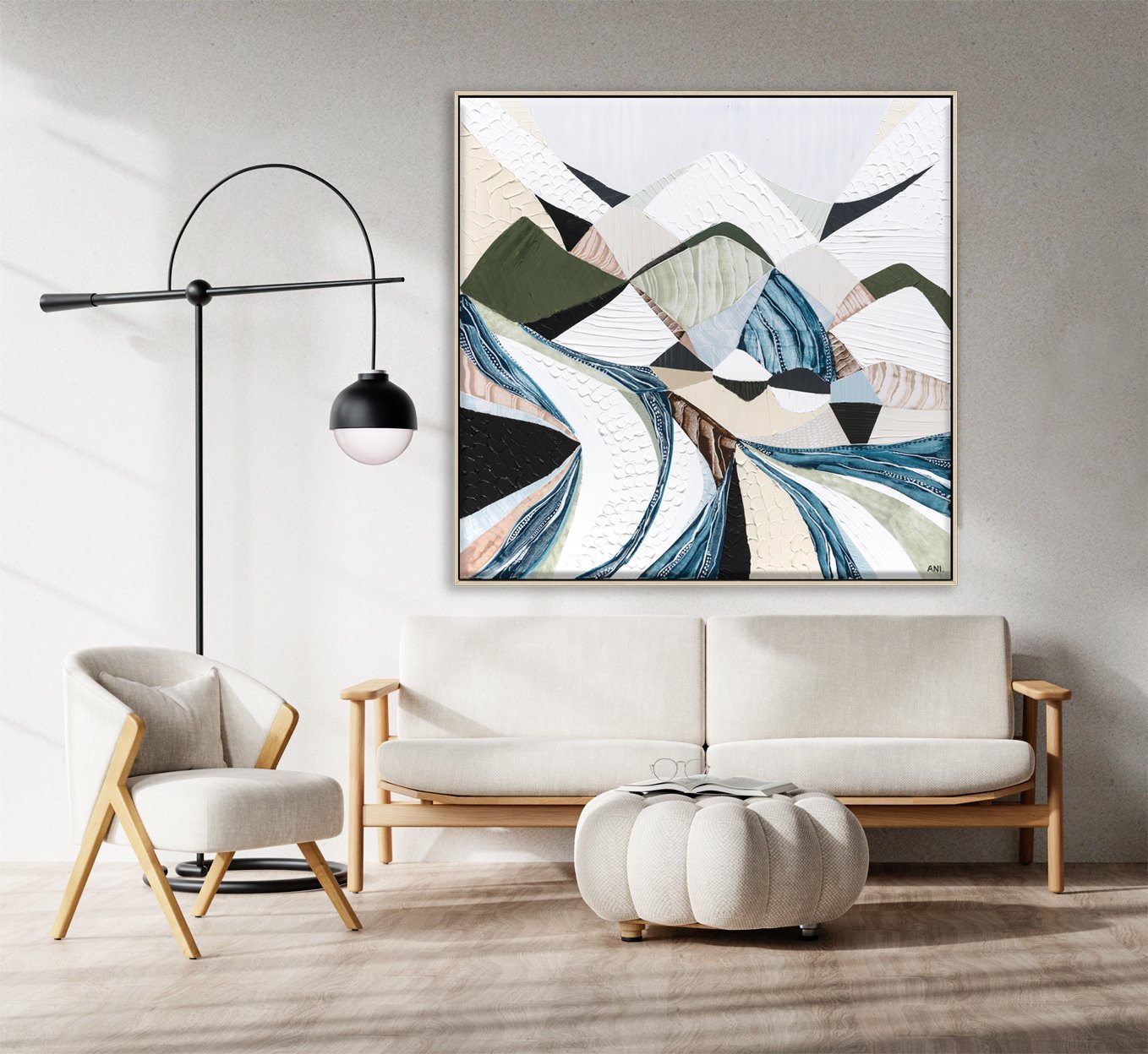 Great Dividing Plateau 1 Original Australian Painting by Ani Ipradjian - Gold Coast Gallery Of ArtAni Ipradjian