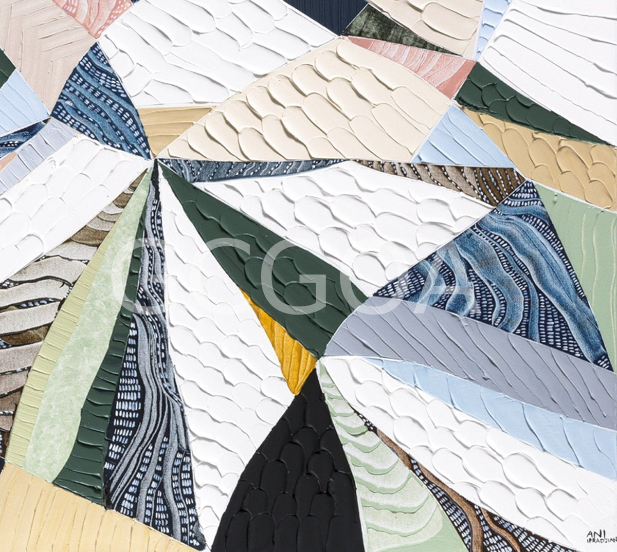 Great Dividing Plateau 12 Painting by Ani Ipradjian - Gold Coast Gallery Of ArtAni Ipradjian