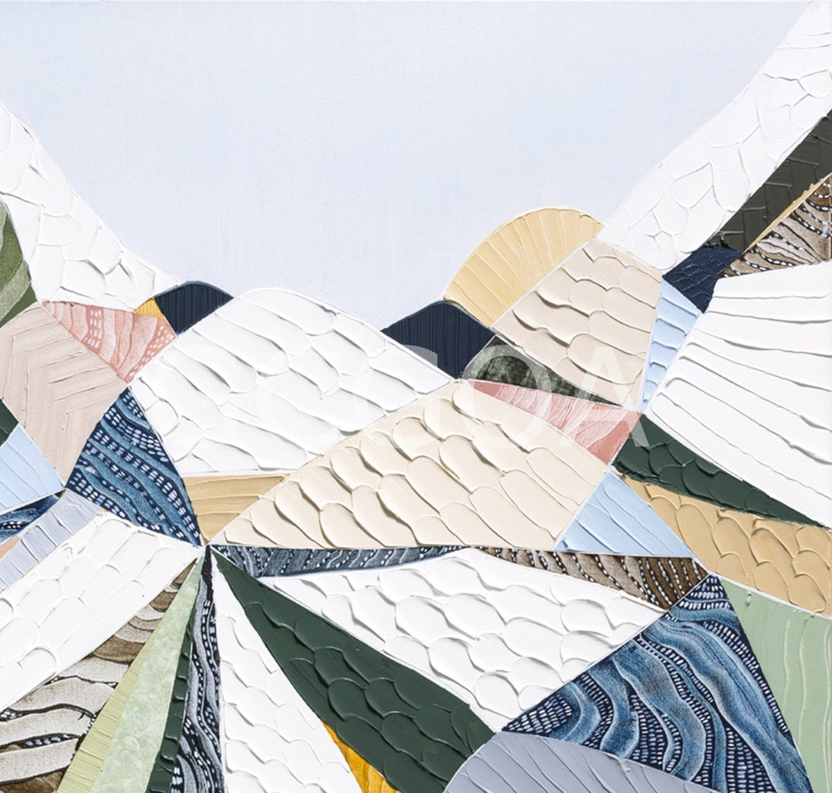 Great Dividing Plateau 12 Painting by Ani Ipradjian - Gold Coast Gallery Of ArtAni Ipradjian