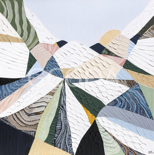 Great Dividing Plateau 12 Painting by Ani Ipradjian - Gold Coast Gallery Of ArtAni Ipradjian