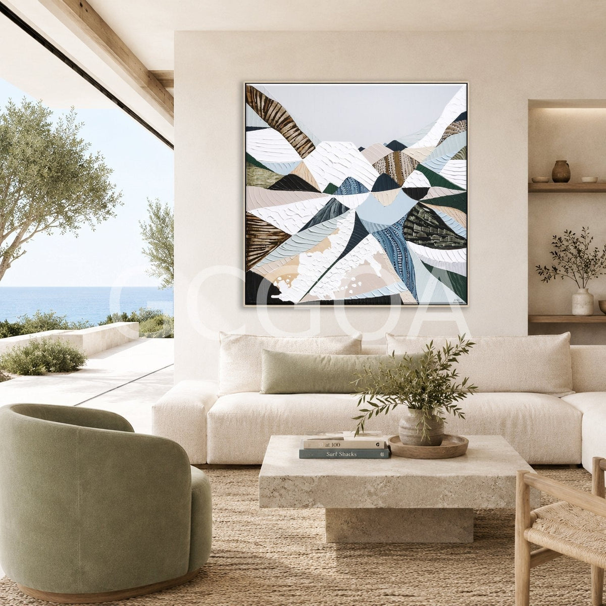 Great Dividing Plateau 14 Original Painting by Ani Ipradjian - Gold Coast Gallery Of ArtAni Ipradjian