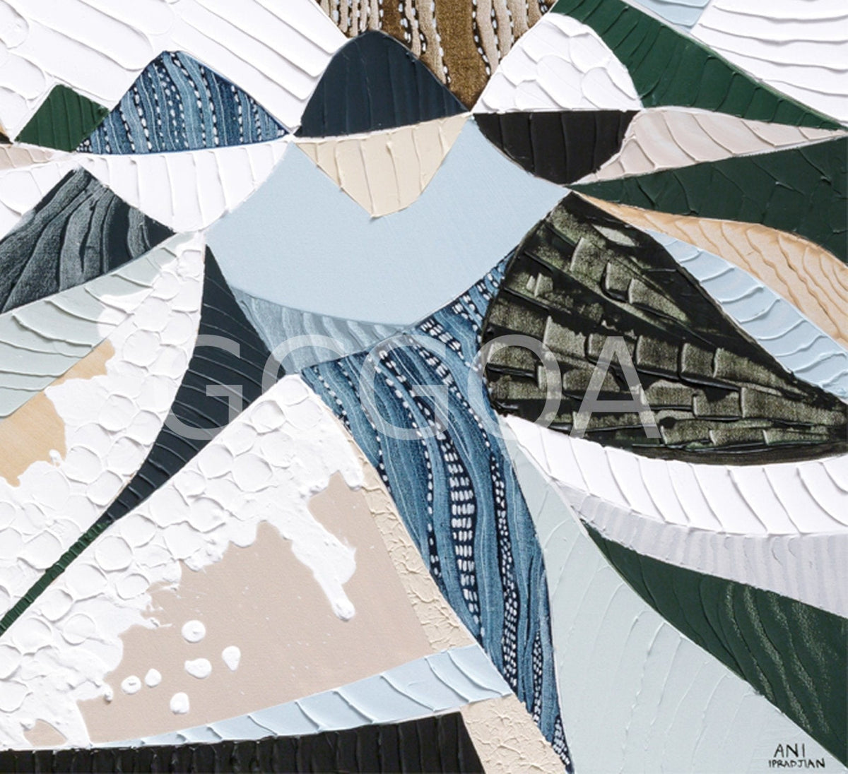 Great Dividing Plateau 14 Original Painting by Ani Ipradjian - Gold Coast Gallery Of ArtAni Ipradjian