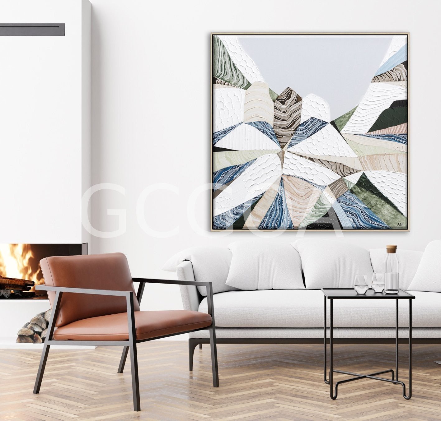 Great Dividing Plateau 7– Original Australian Mountain Landscape Painting by Ani Ipradjian - Gold Coast Gallery Of ArtAni Ipradjian