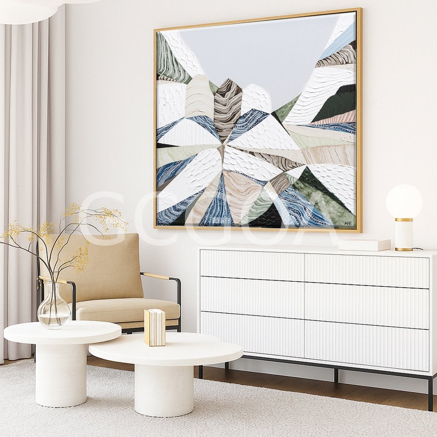 Great Dividing Plateau 7– Original Australian Mountain Landscape Painting by Ani Ipradjian - Gold Coast Gallery Of ArtAni Ipradjian