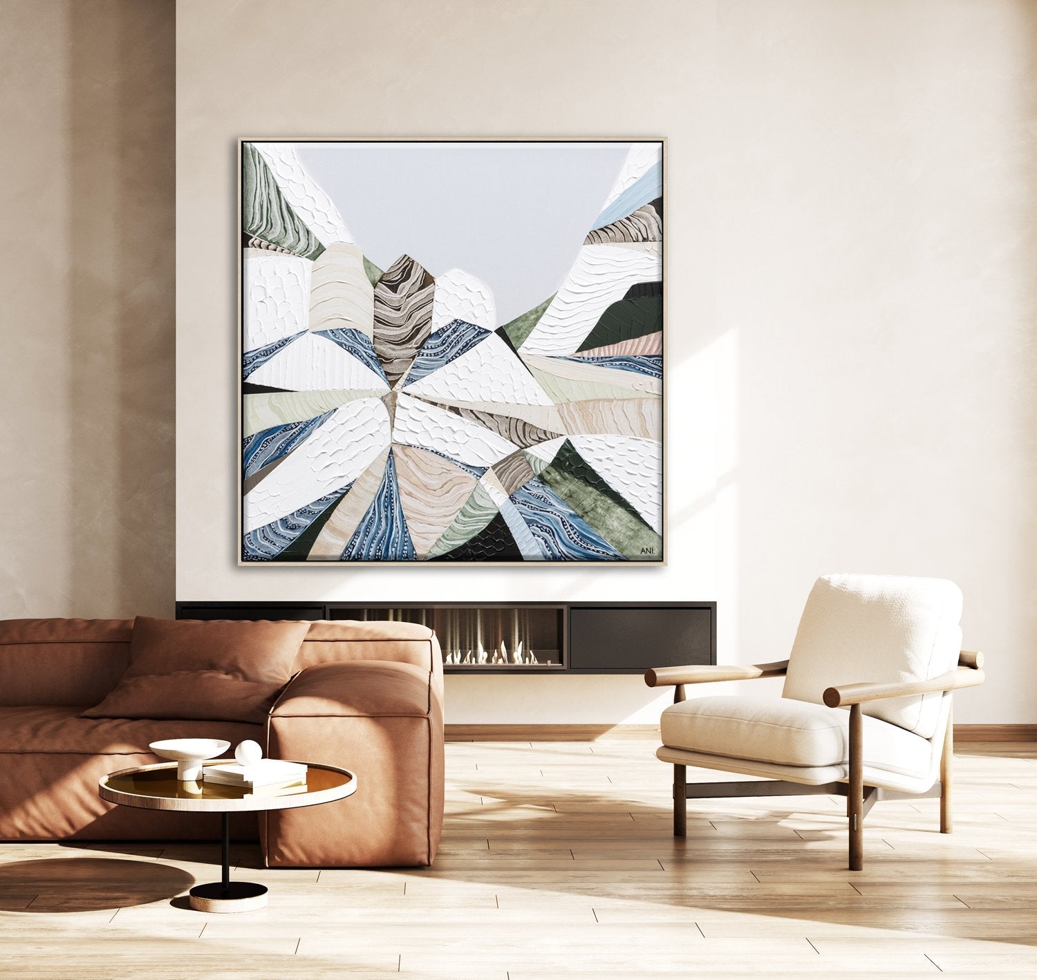 Great Dividing Plateau 7– Original Australian Mountain Landscape Painting by Ani Ipradjian - Gold Coast Gallery Of ArtAni Ipradjian