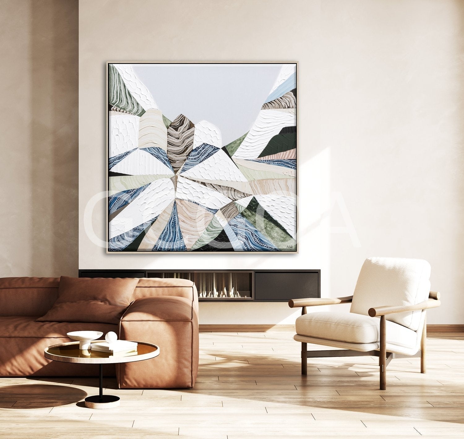 Great Dividing Plateau 7– Original Australian Mountain Landscape Painting by Ani Ipradjian - Gold Coast Gallery Of ArtAni Ipradjian