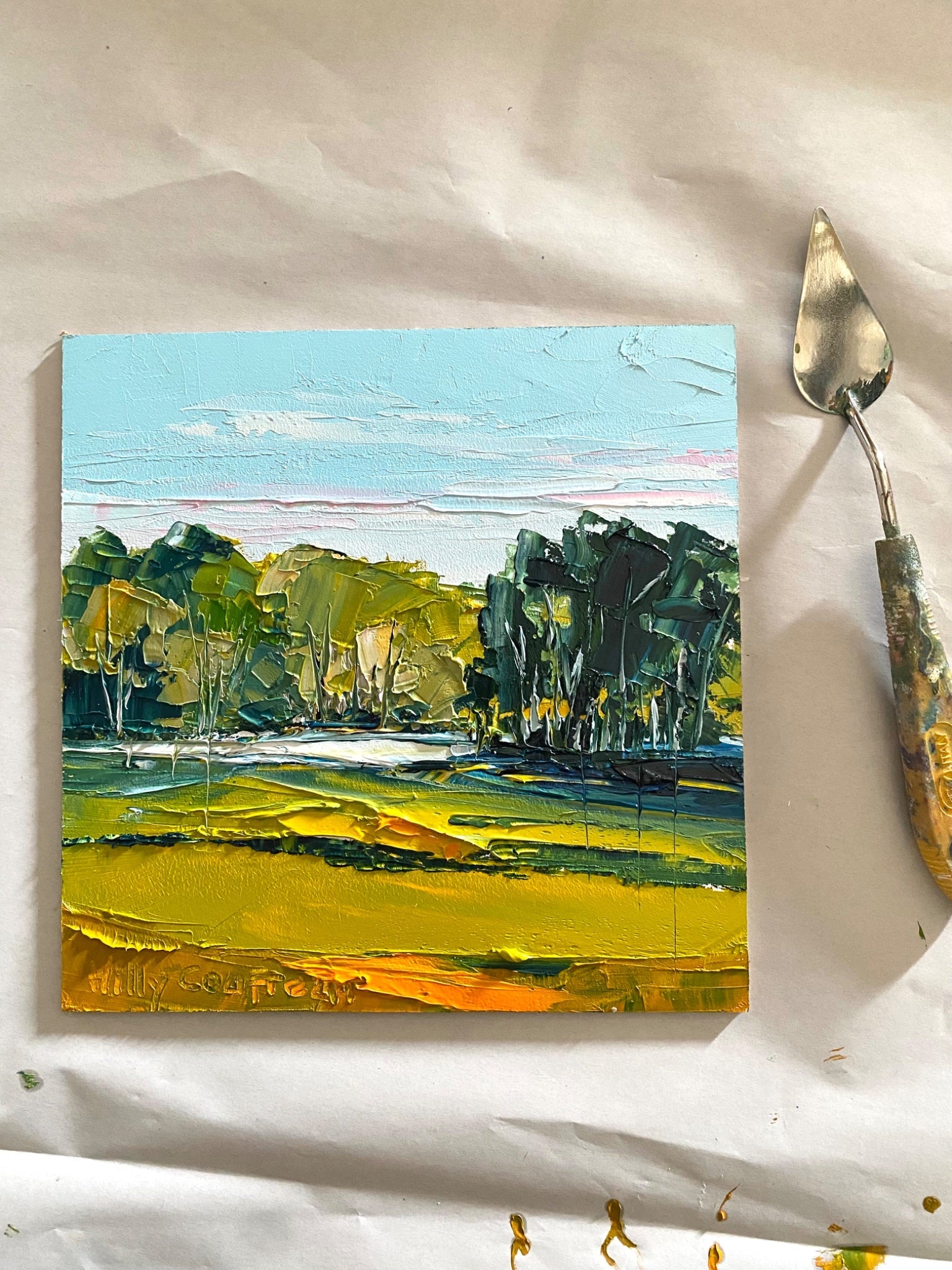 Green Landscape - Gold Coast Gallery Of ArtHilly Coufreur