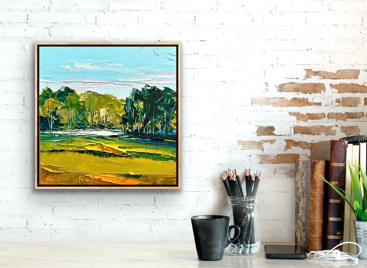 Green Landscape - Gold Coast Gallery Of ArtHilly Coufreur