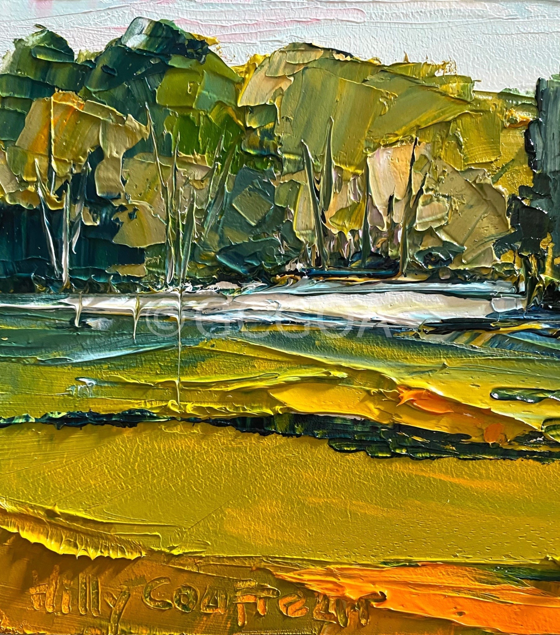 Green Landscape - Gold Coast Gallery Of ArtHilly Coufreur