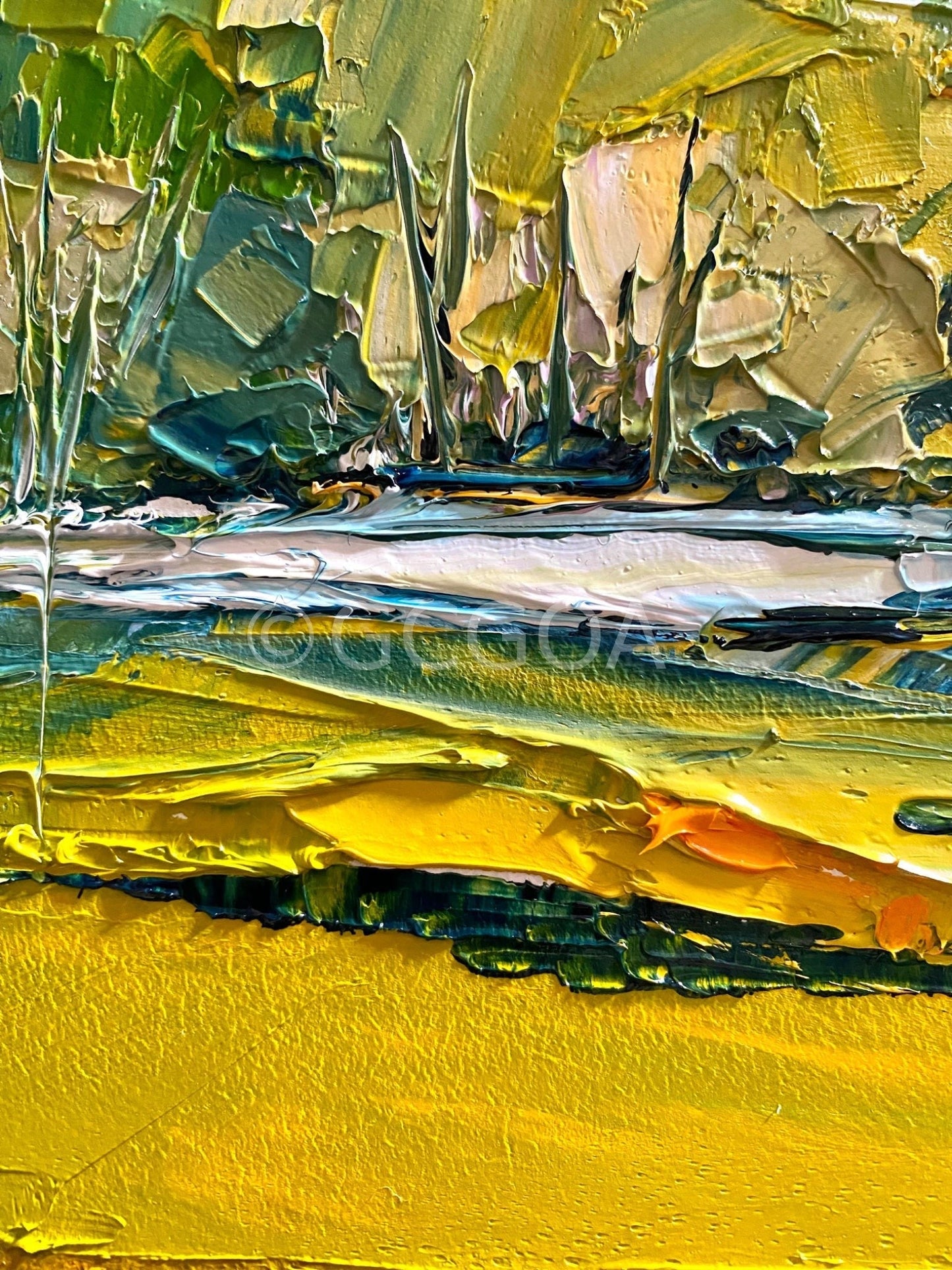 Green Landscape - Gold Coast Gallery Of ArtHilly Coufreur