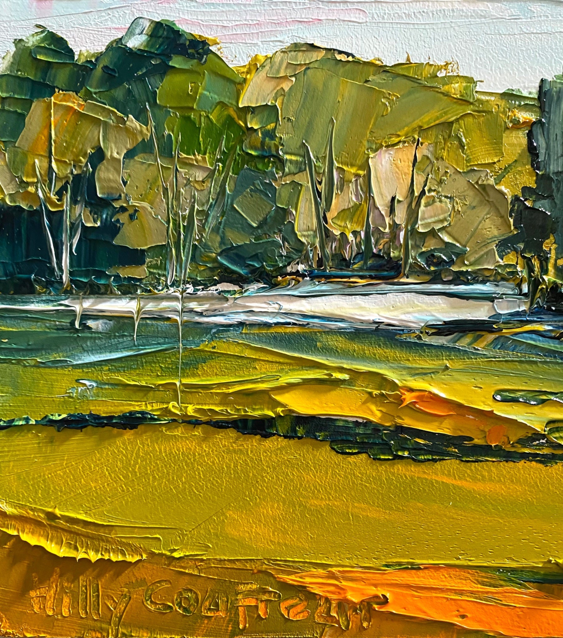 Green Landscape - Gold Coast Gallery Of ArtHilly Coufreur