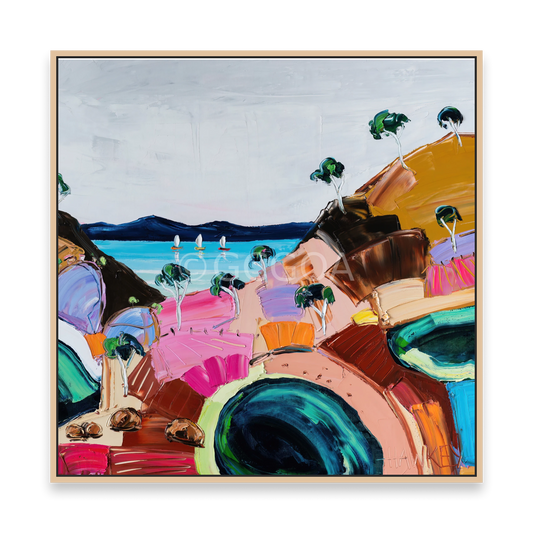 Green pools 2 - Fine Art Print - Gold Coast Gallery Of ArtAngela Hawkey