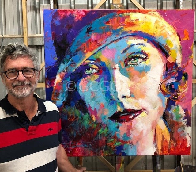 Greta Garbo Movie Star - Original Art - Gold Coast Gallery Of ArtJos Coufreur