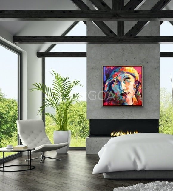 Greta Garbo Movie Star - Original Art - Gold Coast Gallery Of ArtJos Coufreur
