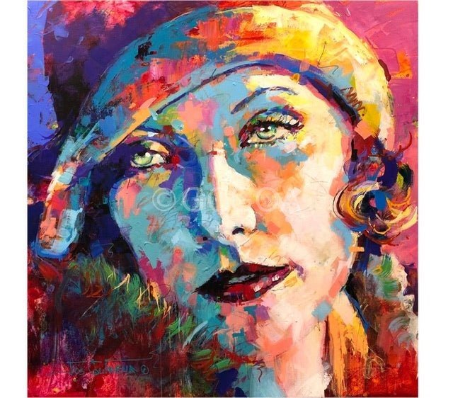 Greta Garbo Movie Star - Original Art - Gold Coast Gallery Of ArtJos Coufreur