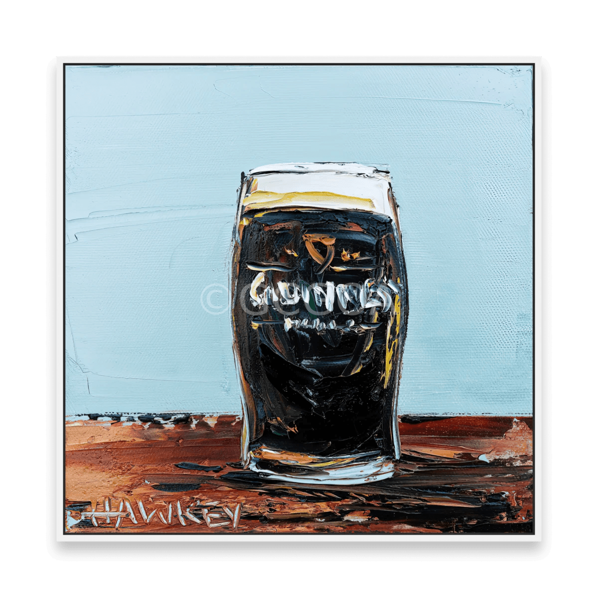 Guinness 2 - Fine Art Print - Gold Coast Gallery Of ArtAngela Hawkey