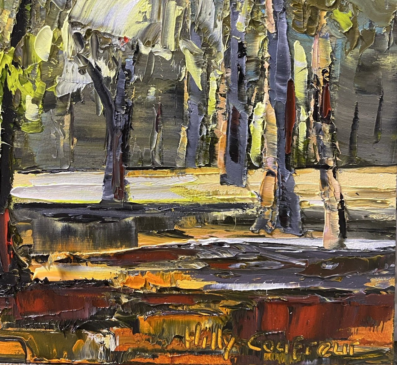 Gumtree Forest - Plein Air - Gold Coast Gallery Of ArtHilly Coufreur