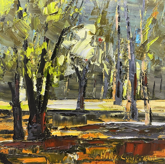 Gumtree Forest - Plein Air - Gold Coast Gallery Of ArtHilly Coufreur