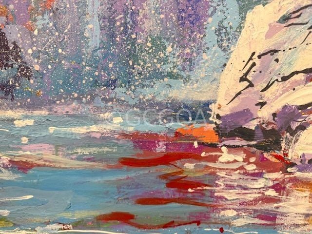 Halls Falls, Tasmania - Original Art - Gold Coast Gallery Of ArtJos Coufreur
