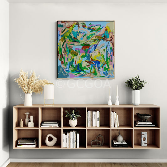 Happy Days Will Be Happy- Original Art - Gold Coast Gallery Of ArtAlpana Rai