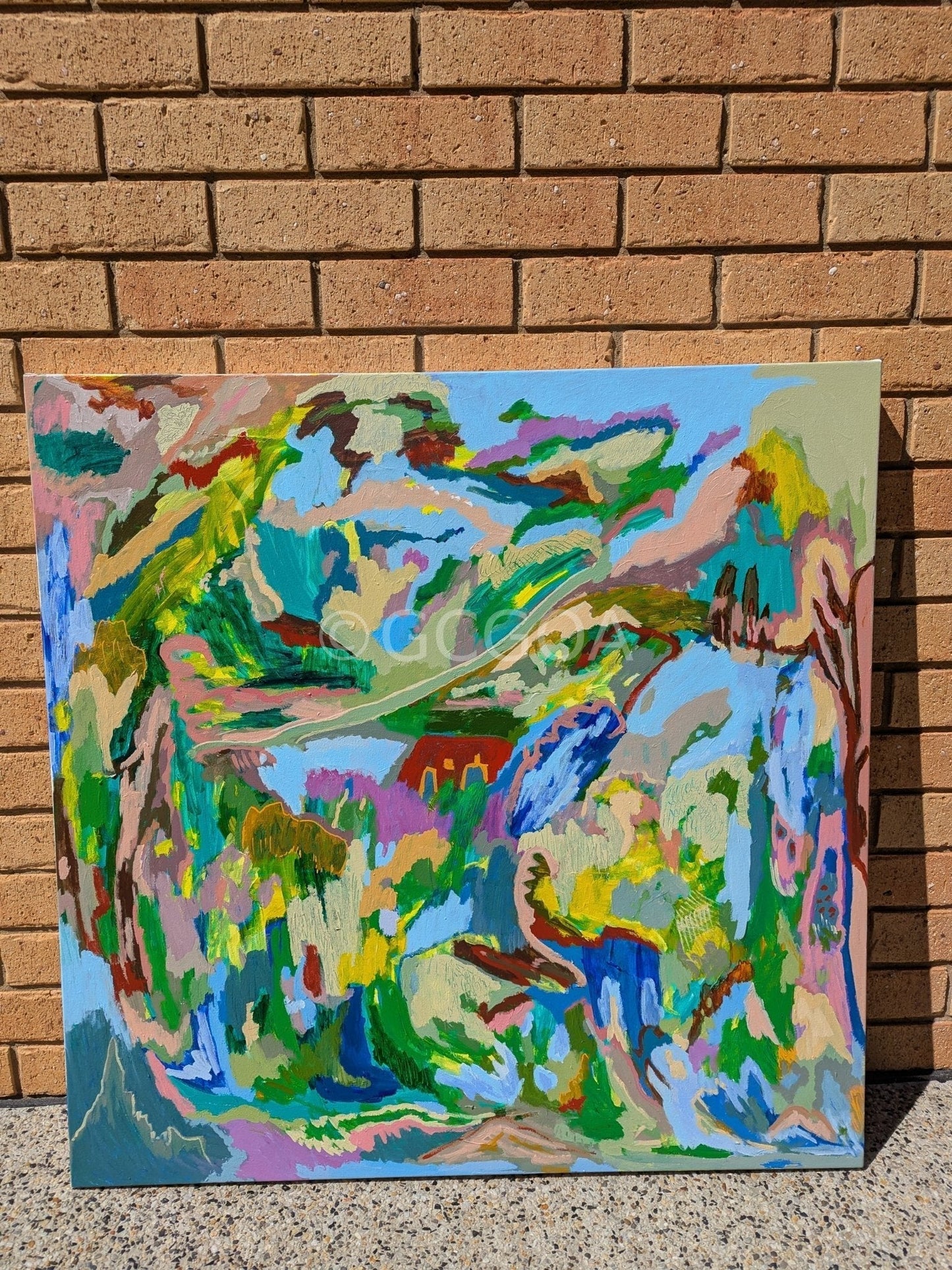 Happy Days Will Be Happy- Original Art - Gold Coast Gallery Of ArtAlpana Rai