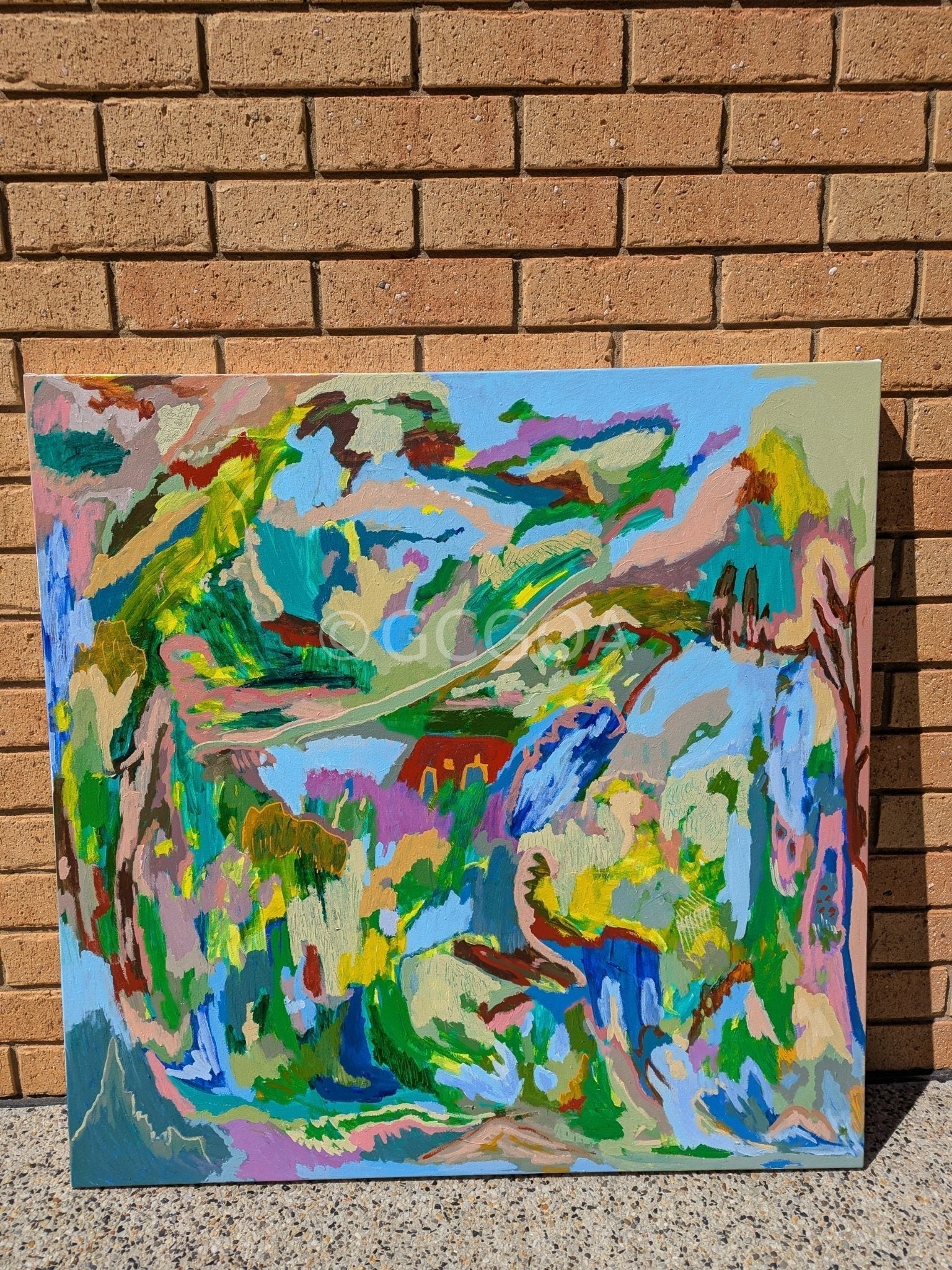 Happy Days Will Be Happy- Original Art - Gold Coast Gallery Of ArtAlpana Rai