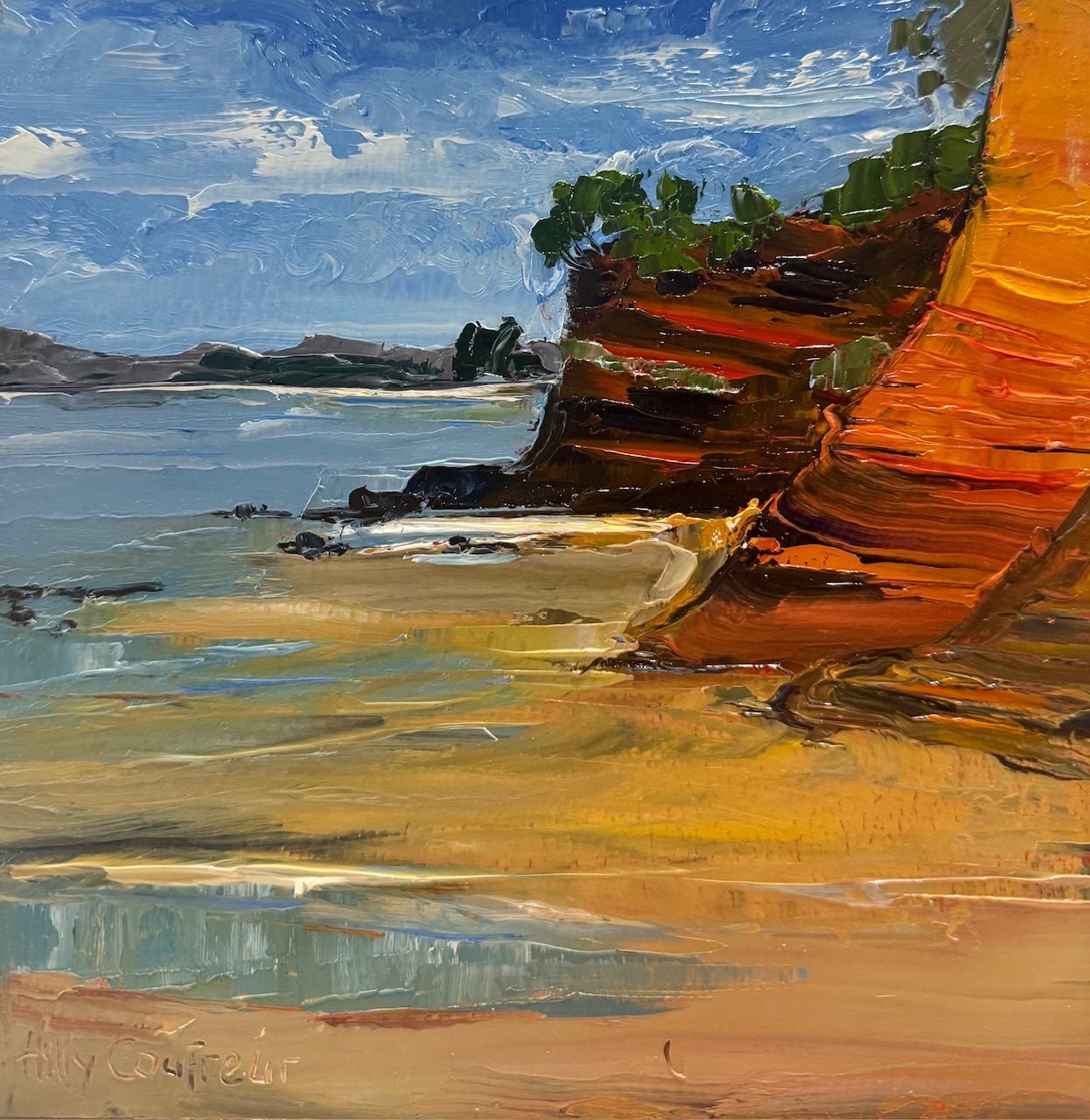 Hatfields Beach New Zealand - Gold Coast Gallery Of ArtHilly Coufreur