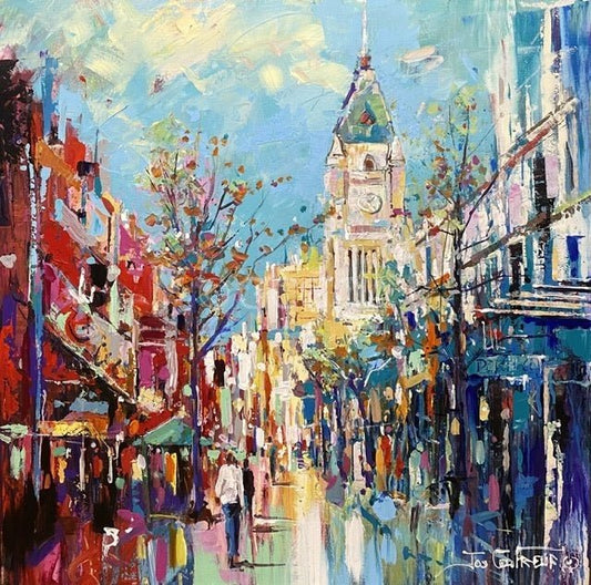 Hay Street, Perth WA - Original Art - Gold Coast Gallery Of ArtJos Coufreur