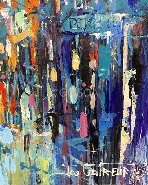 Hay Street, Perth WA - Original Art - Gold Coast Gallery Of ArtJos Coufreur