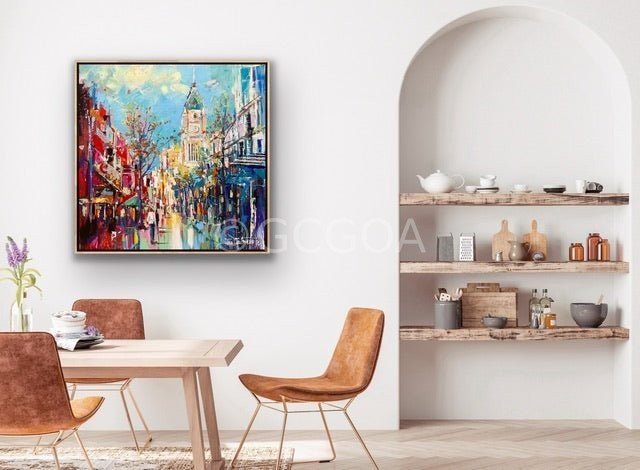 Hay Street, Perth WA - Original Art - Gold Coast Gallery Of ArtJos Coufreur