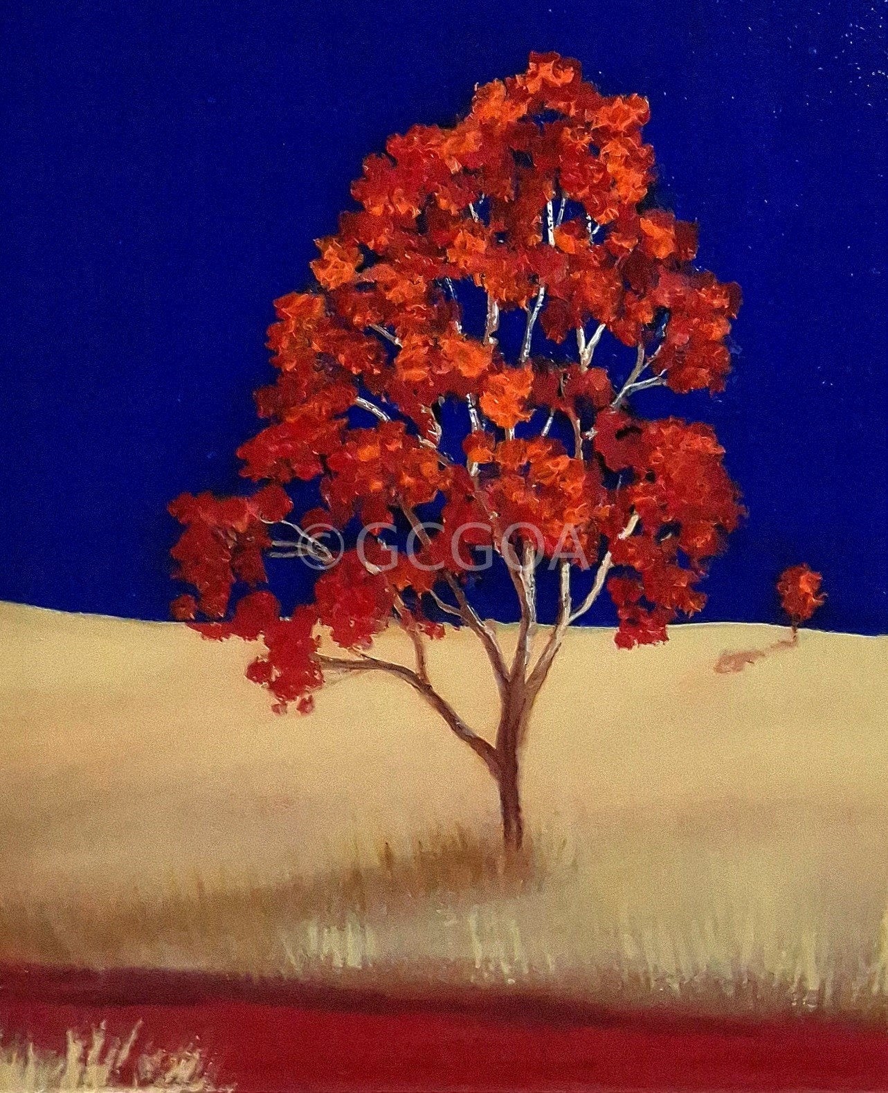 Headed Home On The Red Road - Original Art - Gold Coast Gallery Of ArtLucinda Leveille