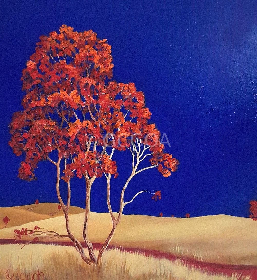 Headed Home On The Red Road - Original Art - Gold Coast Gallery Of ArtLucinda Leveille