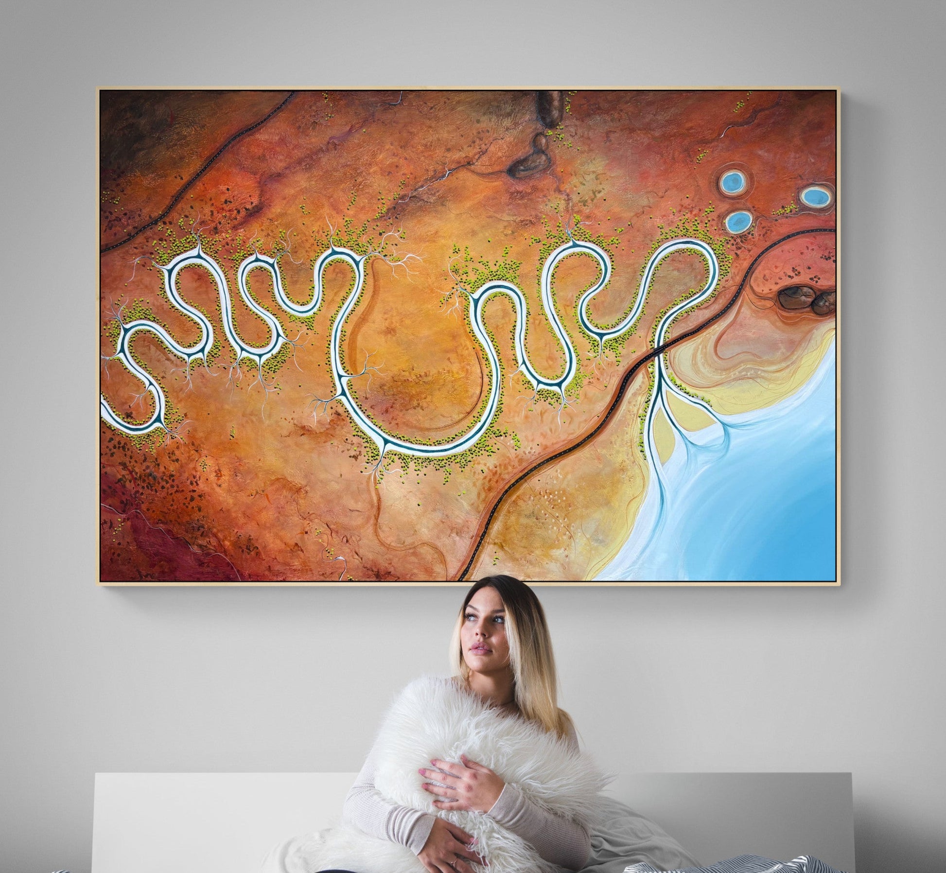 Held By The Earth - Drawn To The Sea - Gold Coast Gallery Of ArtTania Chanter
