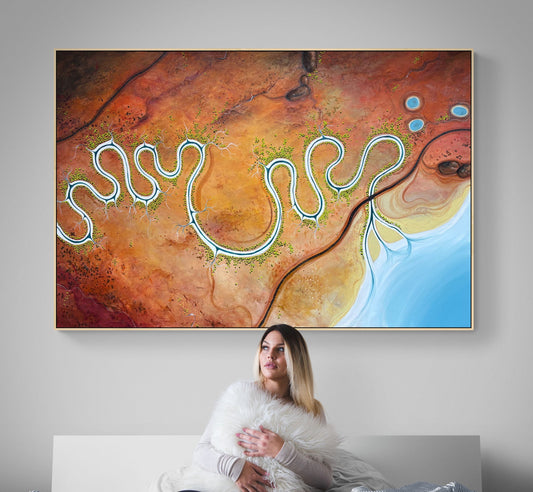 Held By The Earth - Drawn To The Sea - Gold Coast Gallery Of ArtTania Chanter