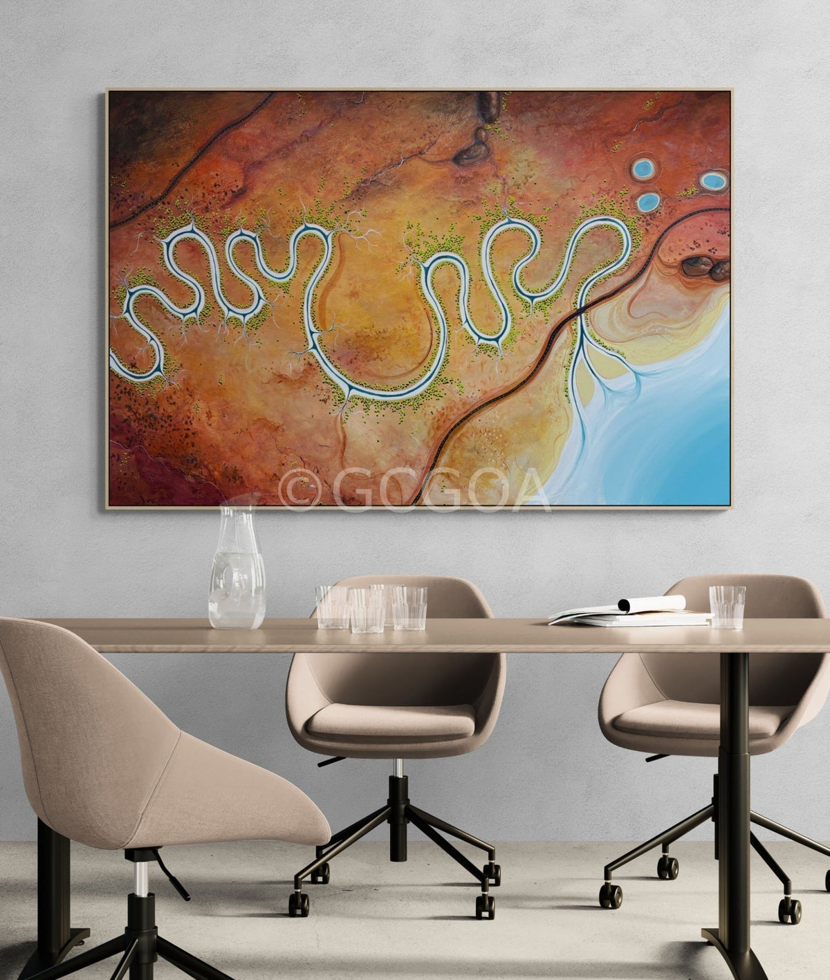 Held By The Earth - Drawn To The Sea - Gold Coast Gallery Of ArtTania Chanter