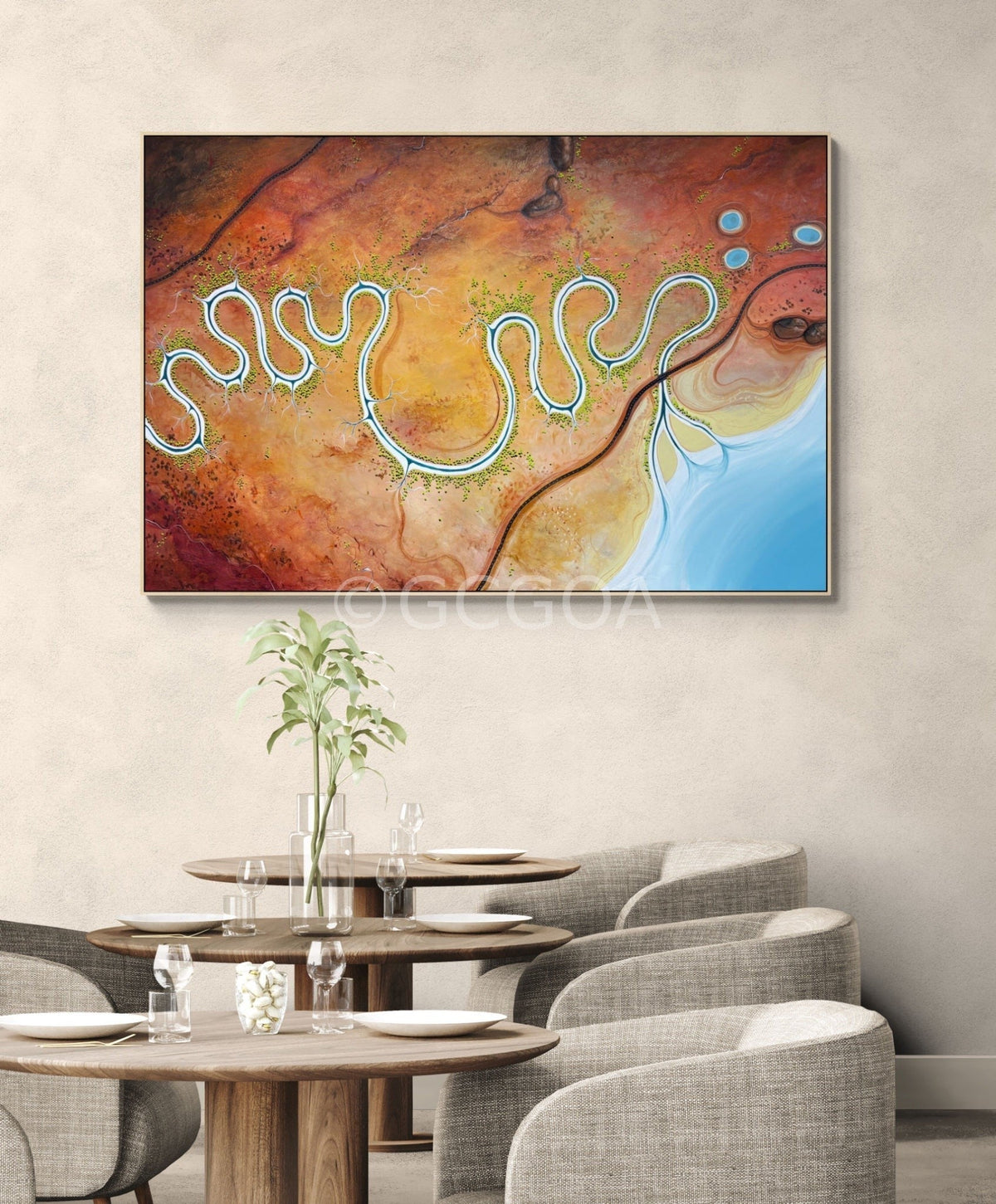 Held By The Earth - Drawn To The Sea - Gold Coast Gallery Of ArtTania Chanter