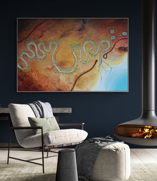 Held By The Earth - Drawn To The Sea - Gold Coast Gallery Of ArtTania Chanter