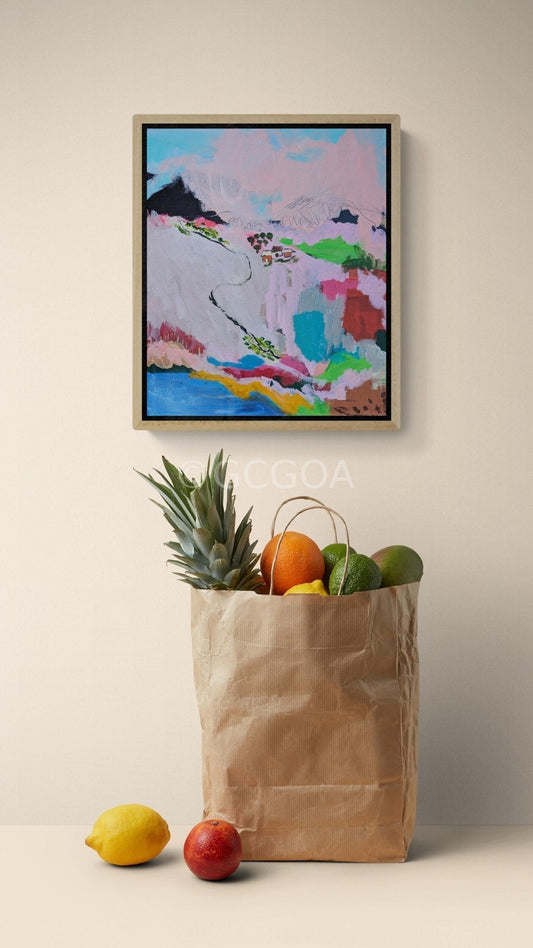 Hillside Reverie 2 - Original Art - Gold Coast Gallery Of ArtAlpana Rai