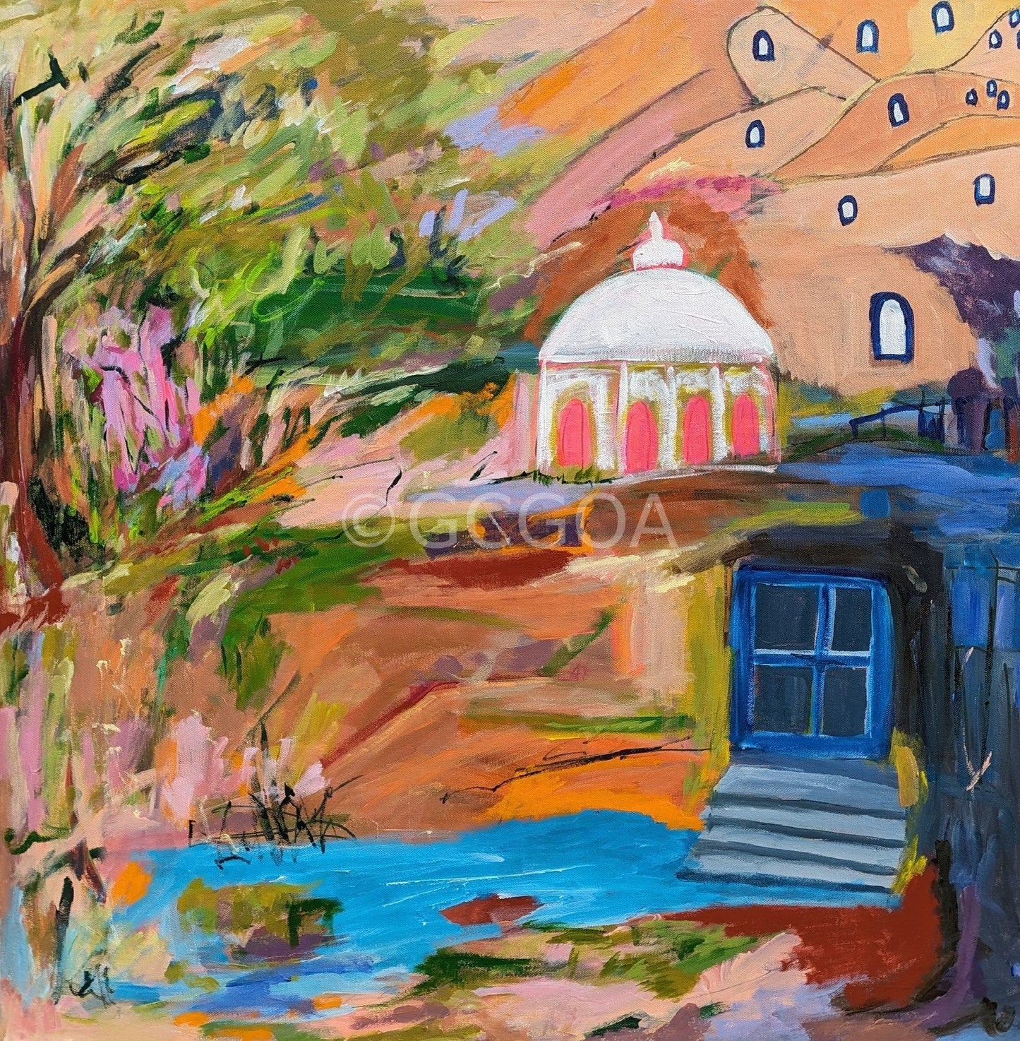Holiday Happiness - Original Art - Gold Coast Gallery Of ArtAlpana Rai