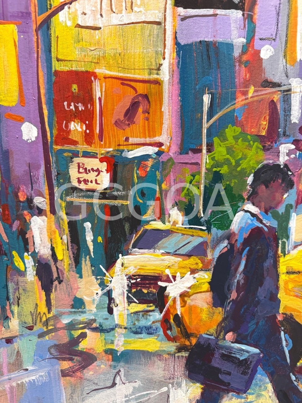 Hot Dog Stand in New York - Gold Coast Gallery Of ArtJos Coufreur