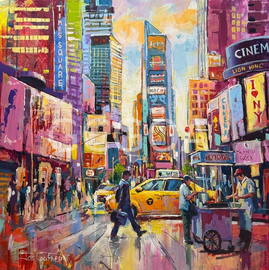 Hot Dog Stand in New York - Gold Coast Gallery Of ArtJos Coufreur