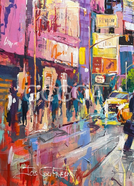 Hot Dog Stand in New York - Gold Coast Gallery Of ArtJos Coufreur