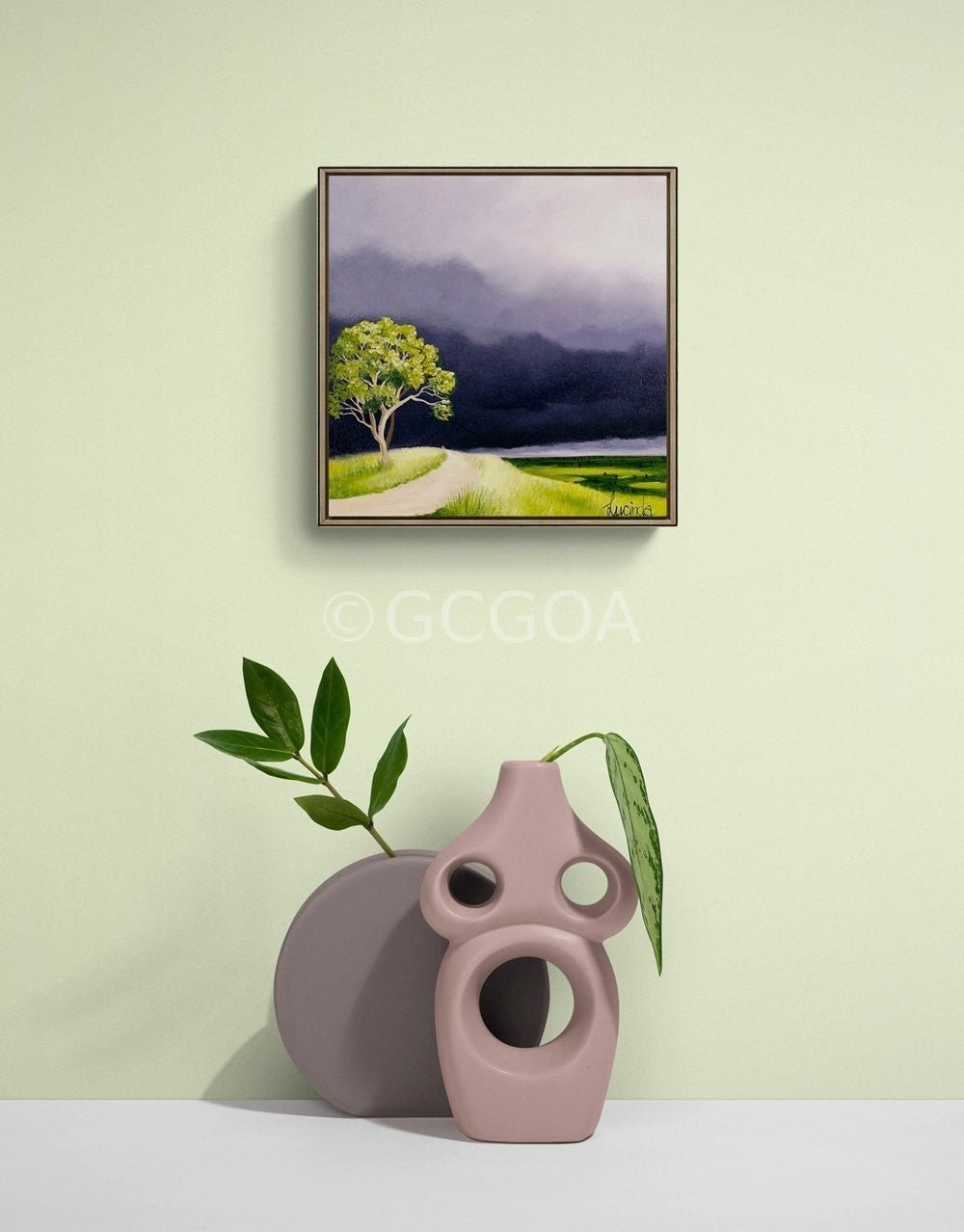 How Green Is The Valley - Original Art - Gold Coast Gallery Of ArtLucinda Leveille