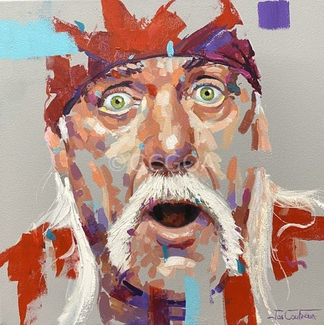 Hulk Hogan - Original Art - Gold Coast Gallery Of ArtJos Coufreur