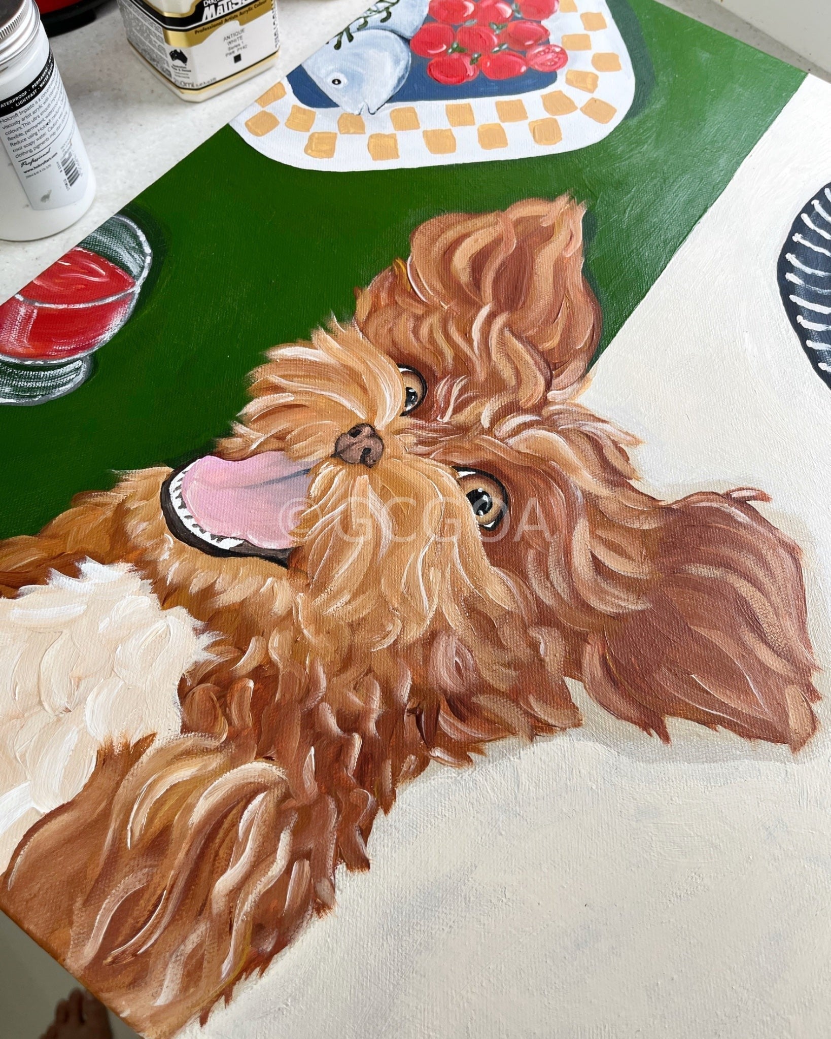 I don’t need therapy. I just need to go to Italy! - Original Art - Gold Coast Gallery Of ArtFika Karnadewi
