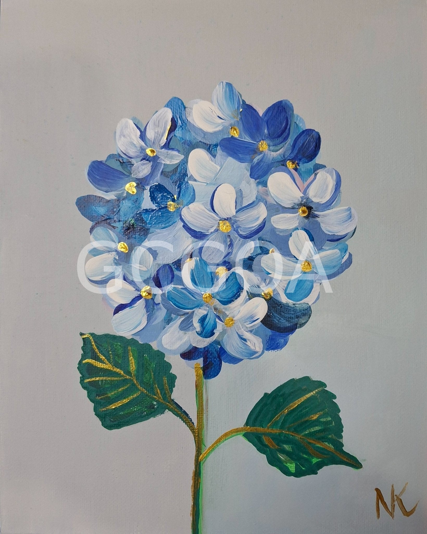 I Love Hydrangeas 5 - Gold Coast Gallery Of ArtNatalie K