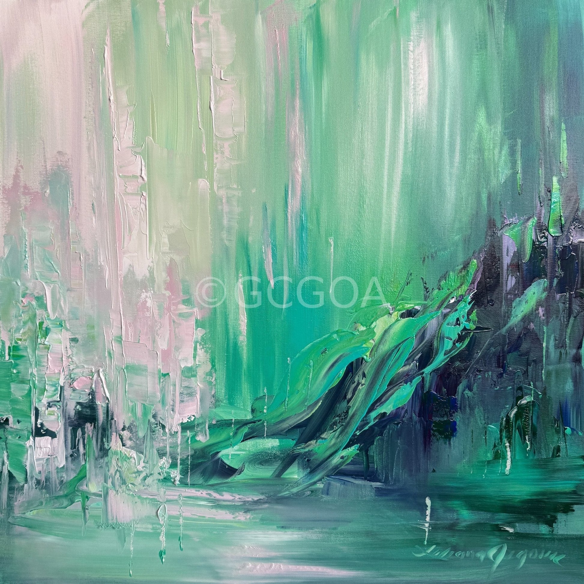 Icelandic Lights - Gold Coast Gallery Of ArtLiliana Gigovic