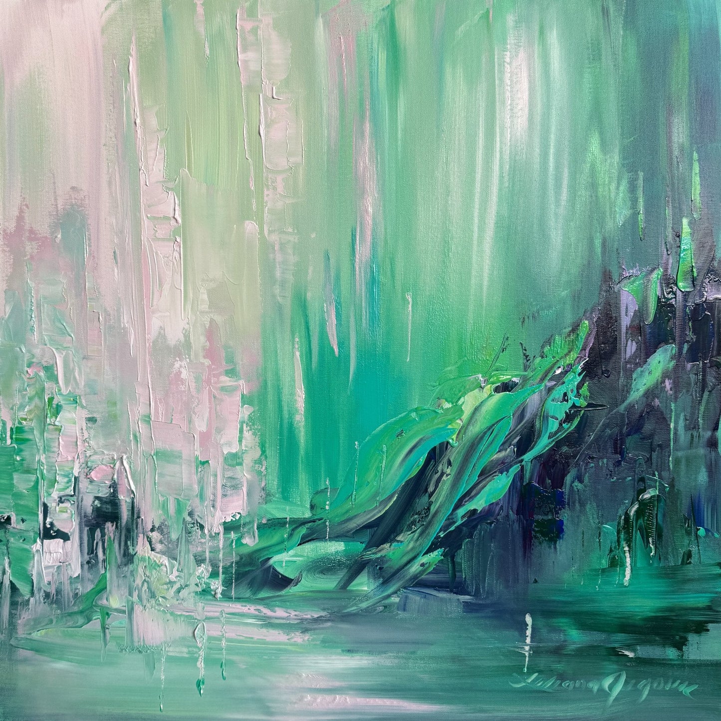 Icelandic Lights - Gold Coast Gallery Of ArtLiliana Gigovic