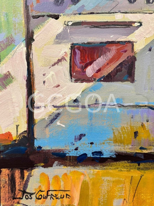 Interior - Blue Jug in the Kitchen - Gold Coast Gallery Of ArtJos Coufreur