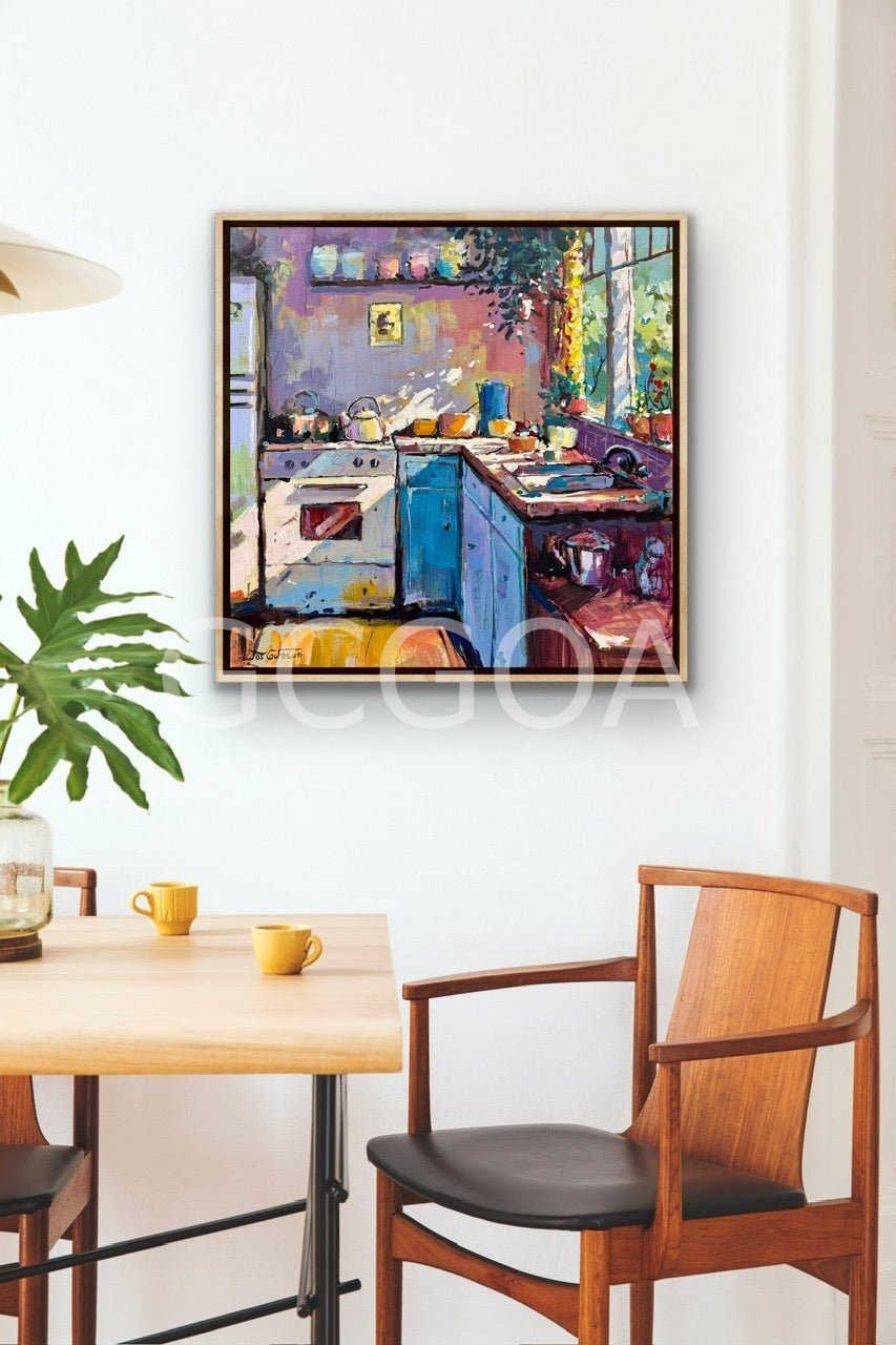 Interior - Blue Jug in the Kitchen - Gold Coast Gallery Of ArtJos Coufreur